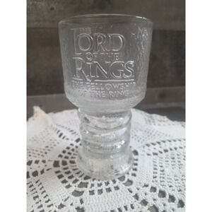 Vintage Lord of the Rings The Fellowship Of The Ring Arwen Glass Goblet 2001